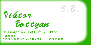 viktor bottyan business card